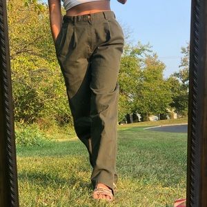 Army green pants